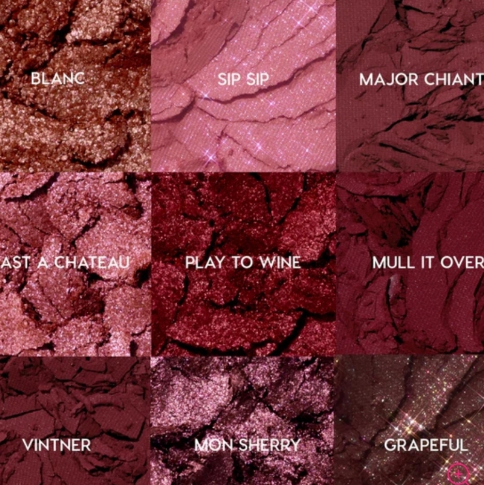ColourPop 9-Pan Eyeshadow Palette: Wine & Only (Deep Berry and Pink Tones), NIB - Picture 2 of 6